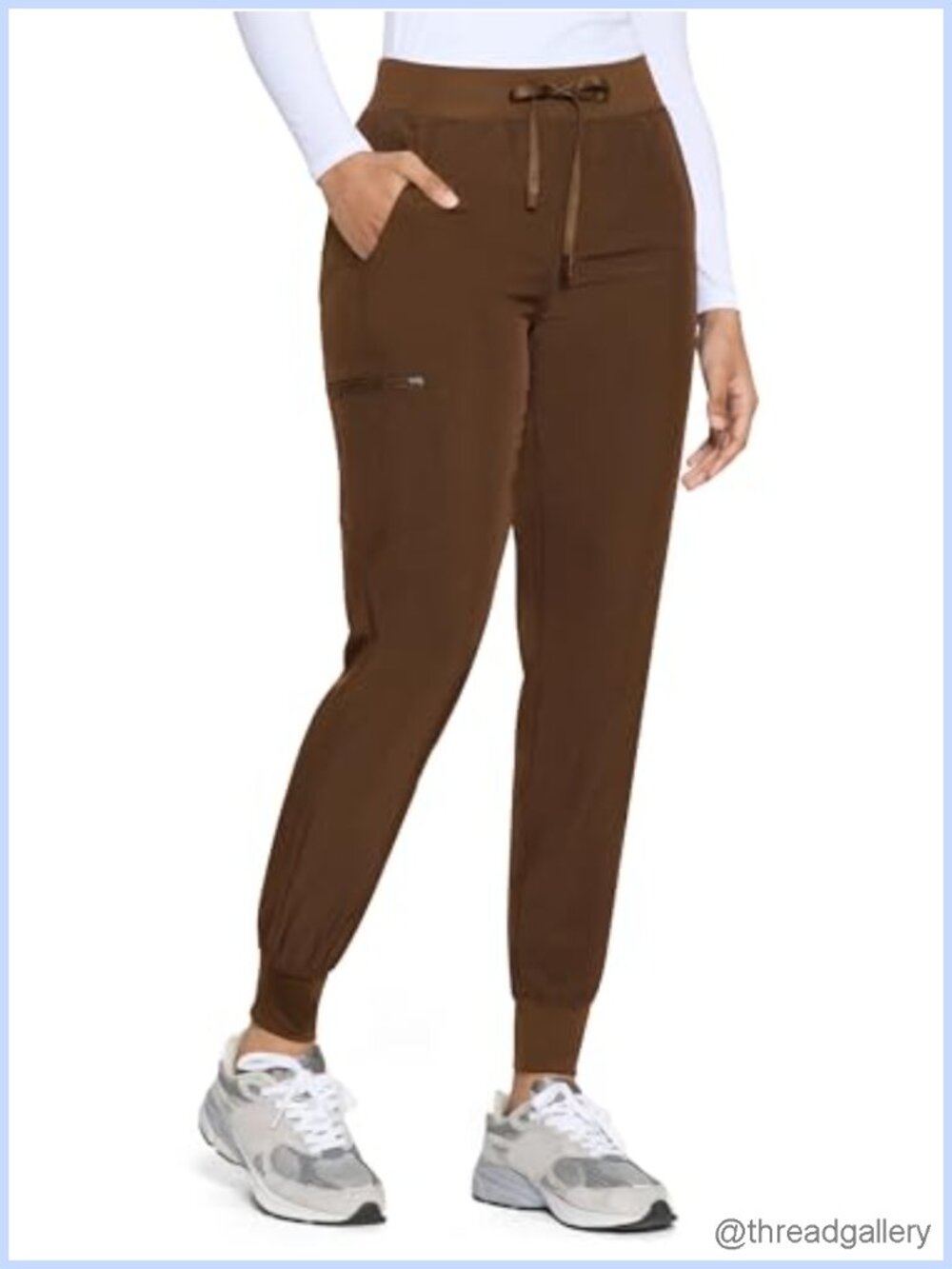 Womens Scrub Pants Soft Stretch Yoga Style Joggers Medical Workwear